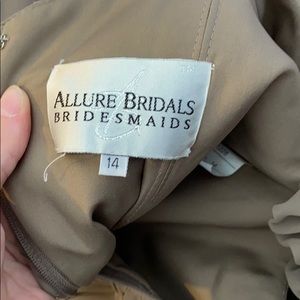 Allure Bridals Dresses - Taupe Bridesmaids Dress Allure Bridals Dresses - Taupe Bridesmaids Dress
